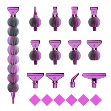 钻石画金属笔头 新款糖葫芦笔头DIY七彩合金金属钻头5D工具套装