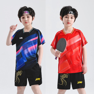 Wholesale Summer New Quick-drying Breathable Kidsren's Sports Table Tennis Set Can Be Printed 22045