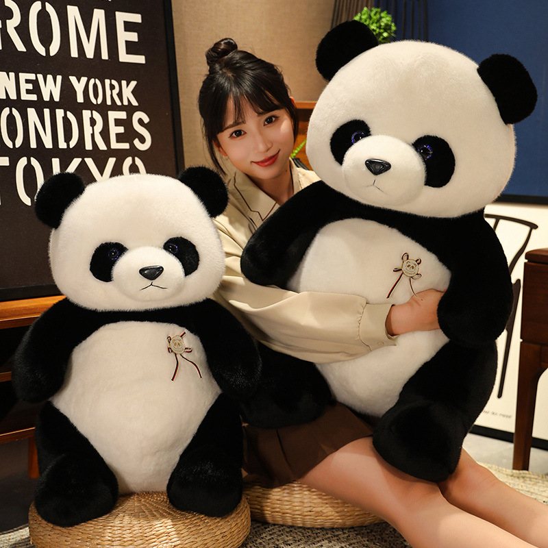 Muñeca panda del tesoro nacional Muñeca linda simulación panda gigante Chengdu souvenirs peluche fábrica de regalos de cumpleaños