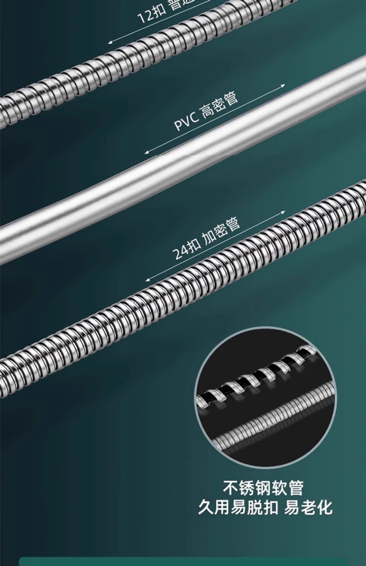 PVC shower head hose water heater universal 4-point interface lotus pod nozzle pressurized shower head hose manufacturer wholesale undefined