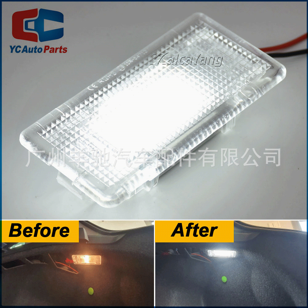 Aplicable a BMW 1 3 5 serie E36 E38 E60 E90 E87 lámpara del maletero lámpara del maletero LED lámpara del maletero