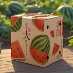 榴莲礼盒包装盒西瓜包装盒礼品盒麒麟西瓜箱子8/10斤装西瓜包装箱