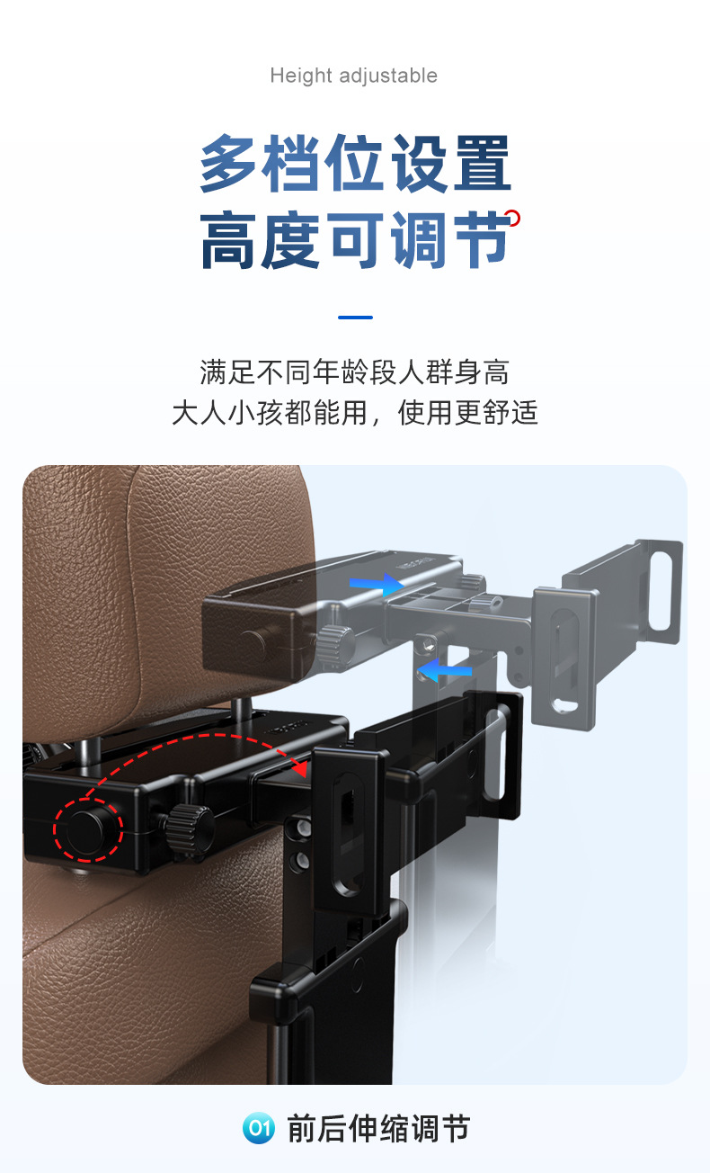 Car-Mounted Multifunctional Foldable Small Table Board, Car Rear Seat Dining Table, Portable Stand for Writing, Eating, Computer, and Tablet