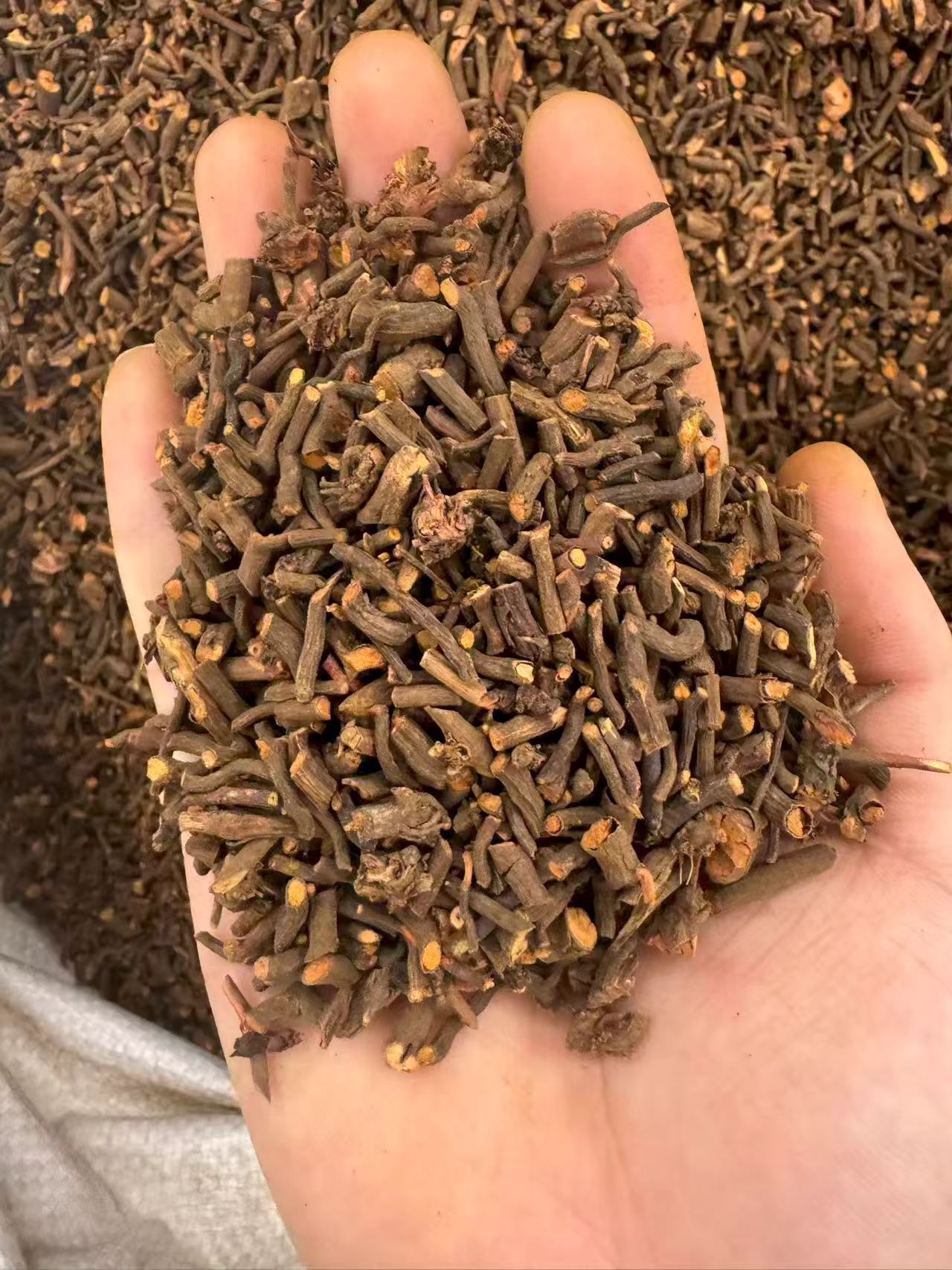 Dried Madder Root Qian Cao 茜草根 Rubia cordifolia Raw Herb for Decoction 1000g Bag specifications