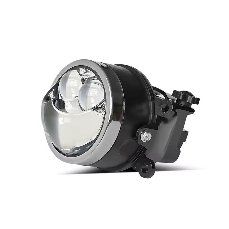 Lámpara de niebla láser doble LED para automóviles de viaje nocturno Lámpara de niebla directa de doble lente en stock image 2