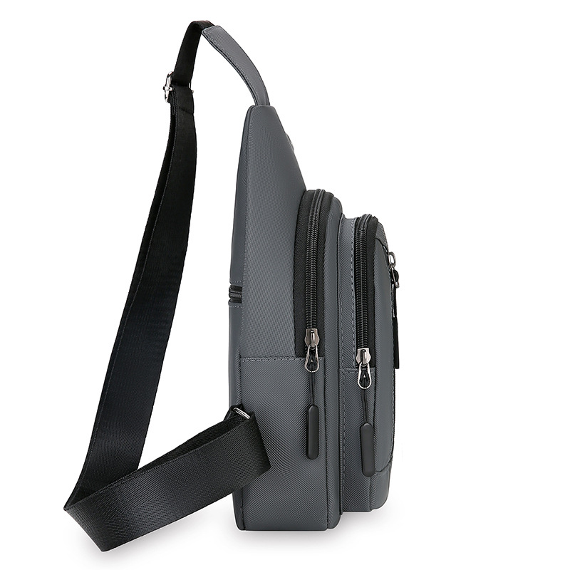 2024 nuevo bolso de ciclismo casual para hombre, bolso de pecho portátil de un solo hombro de viaje de negocios ligero multifuncional de moda