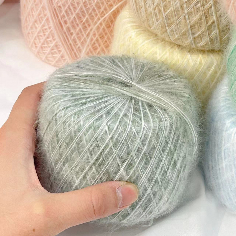 모헤어 3가닥(밀리터리 그린)