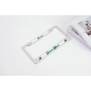 Cross-border manufacturer wholesale foreign trade aluminum alloy metal signboards, license plate frames, and logos, large quantities at favorable prices