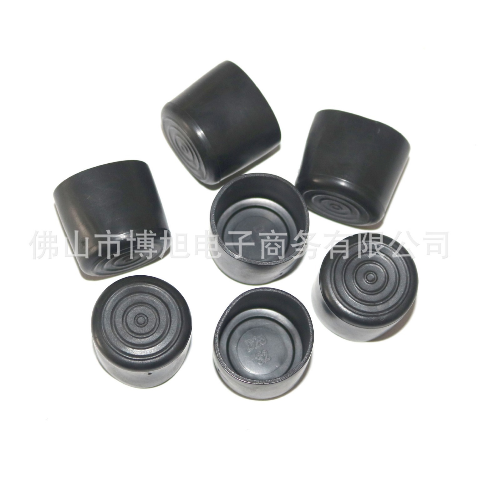 25mm圆管外套 塑料管套 PVC塑料圆脚套 塑料堵帽 塑料圆管帽 X20