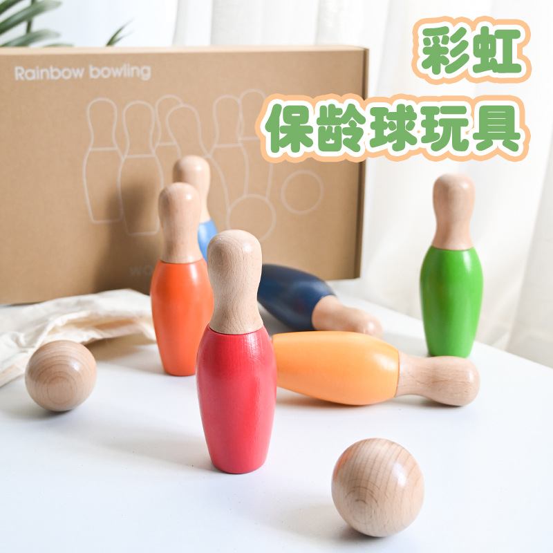 儿童保龄球套装益智室内球类亲子运动幼儿园宝宝桌面玩具套装批发