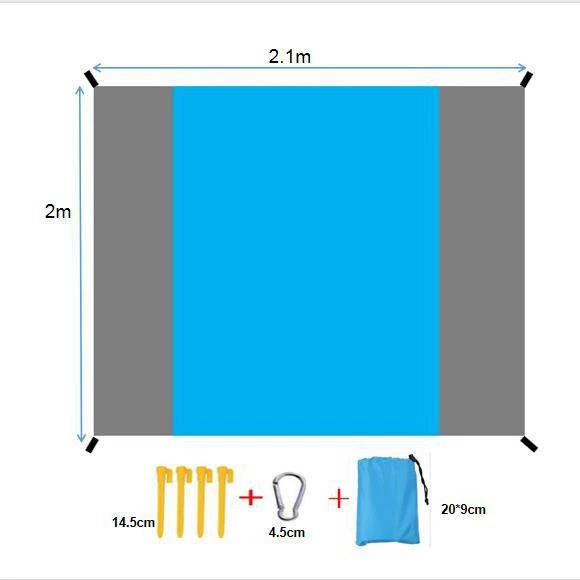 Beach waterproof waterproof pad, Amazon, polyester
