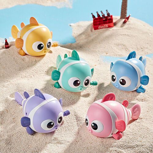 New clockwork winding animal swinging fish can run winding baby educational Internet celebrity toy infant gift
