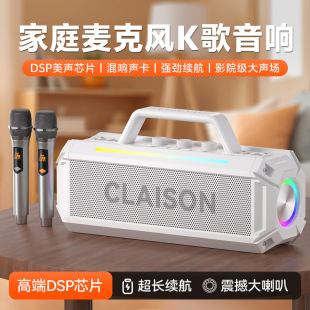 300W Home Ktv Audio Set Karaoke Microphone All-In-One Bluetooth Speaker Portable Outdoor Subwoofer