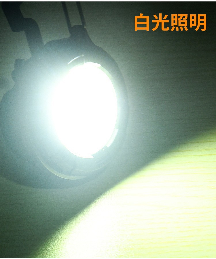 Transfronterizo multifuncional portátil USB mini llavero luz brillante COB luz de trabajo hogar iluminación al aire libre Luz de camping