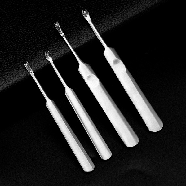 Exfoliating manicure tools set stainless steel for manicure