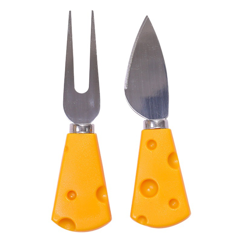 QUESO cuchillo de fruta tenedor cuchara creativo lindo vajilla occidental mantequilla tostada mermelada salsa Cuchillo pequeño tenedor