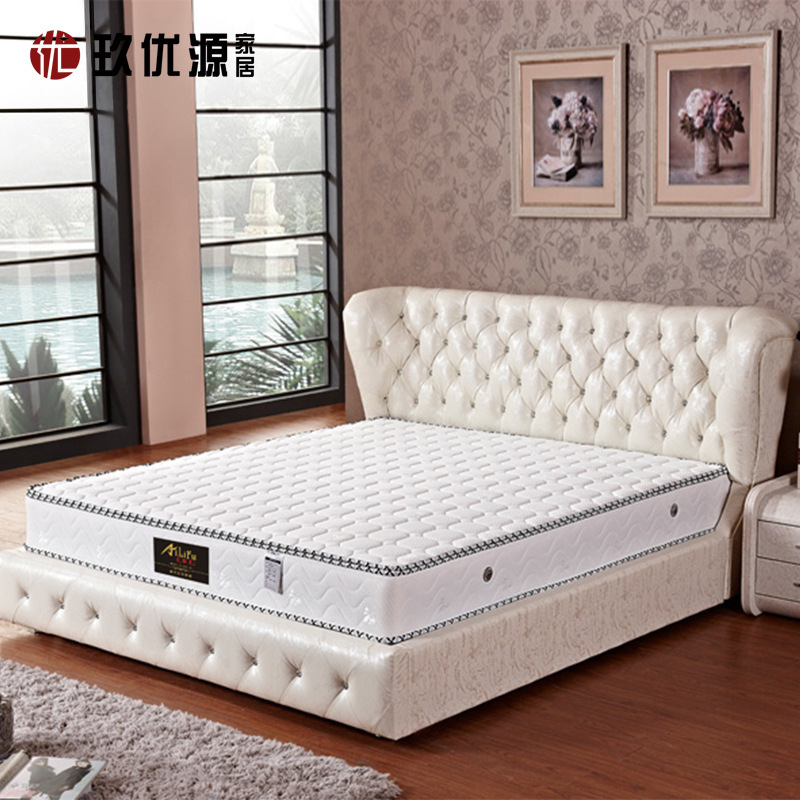 Jiuyuyuan Hotel Home Jute Latex Mattress Brown Cushion Hard Mattress Independent Spring Simmons 1.8m Removable