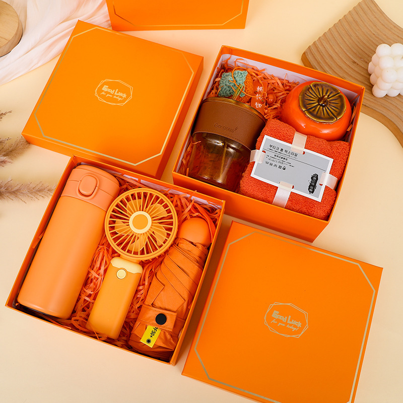 Customized Souvenirs, Practical Small Gifts, Creative Gift Box Sets for Female Employees and Clients, Business Companies