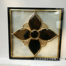 装饰玻璃 镶嵌艺术玻璃别墅彩色玻璃金属夹胶夹丝玻璃