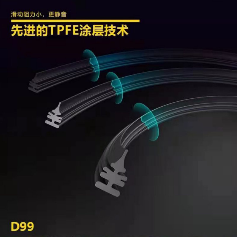Emprender limpiaparabrisas personalizados, tiras de goma para limpiaparabrisas de coche multifuncional deshuesadas, agente de marca de venta directa de fábrica de Xiamen