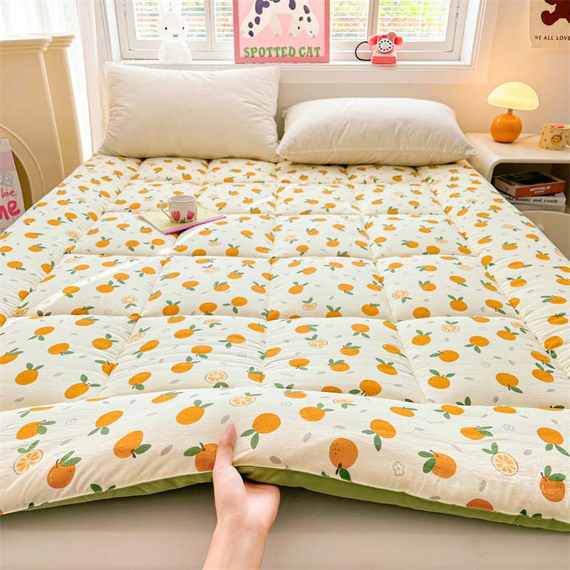 Xinjiang Cotton Single/Double Cotton Mattress Cloud Cotton Bedroom Soft Mattress Bed Pad Quilt 4 Tatami Cloud Cotton