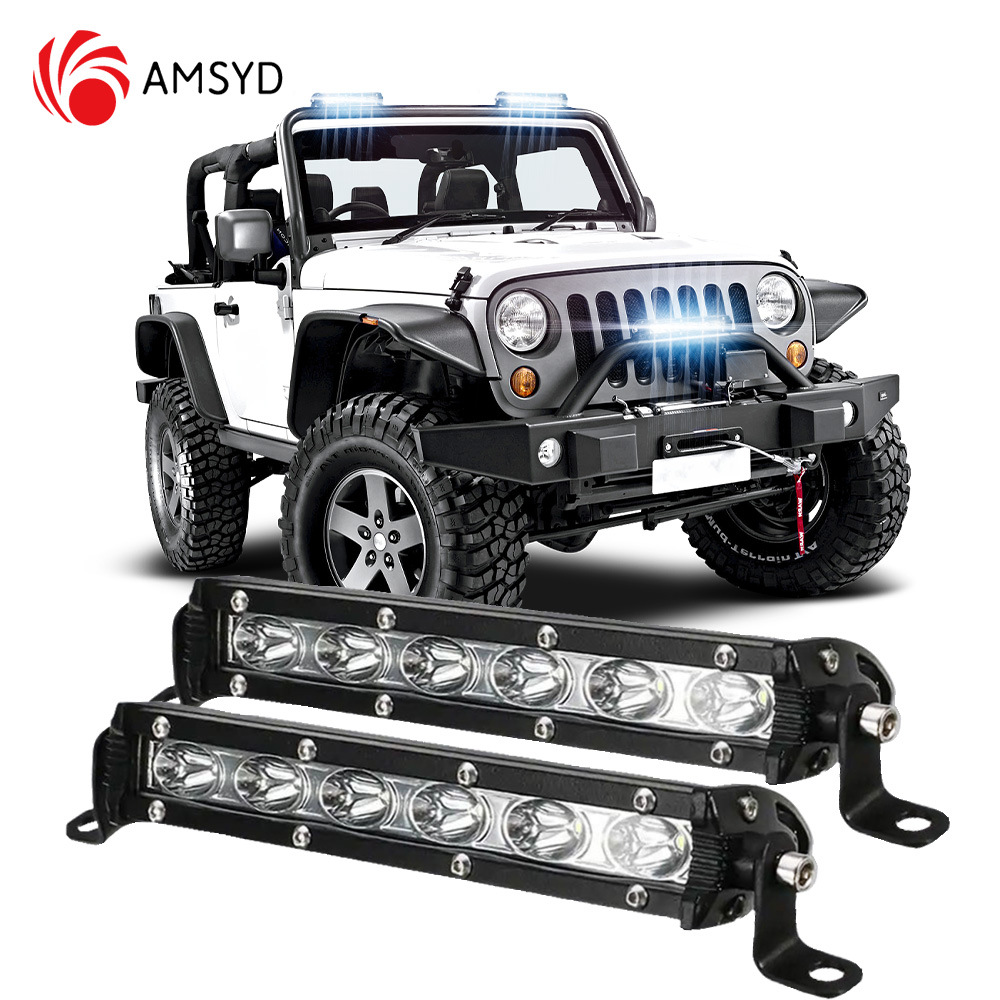 18W 6 LED light bar DC 12-60V off-road LED light bar spotlight work light