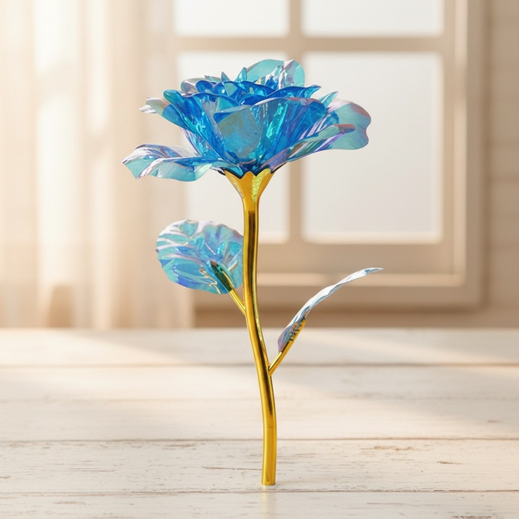 Jiao Yan flores eternas flores bonos de oro simulación del día de la madre creativo regalos del día de San Valentín regalos al por mayor transfronterizos