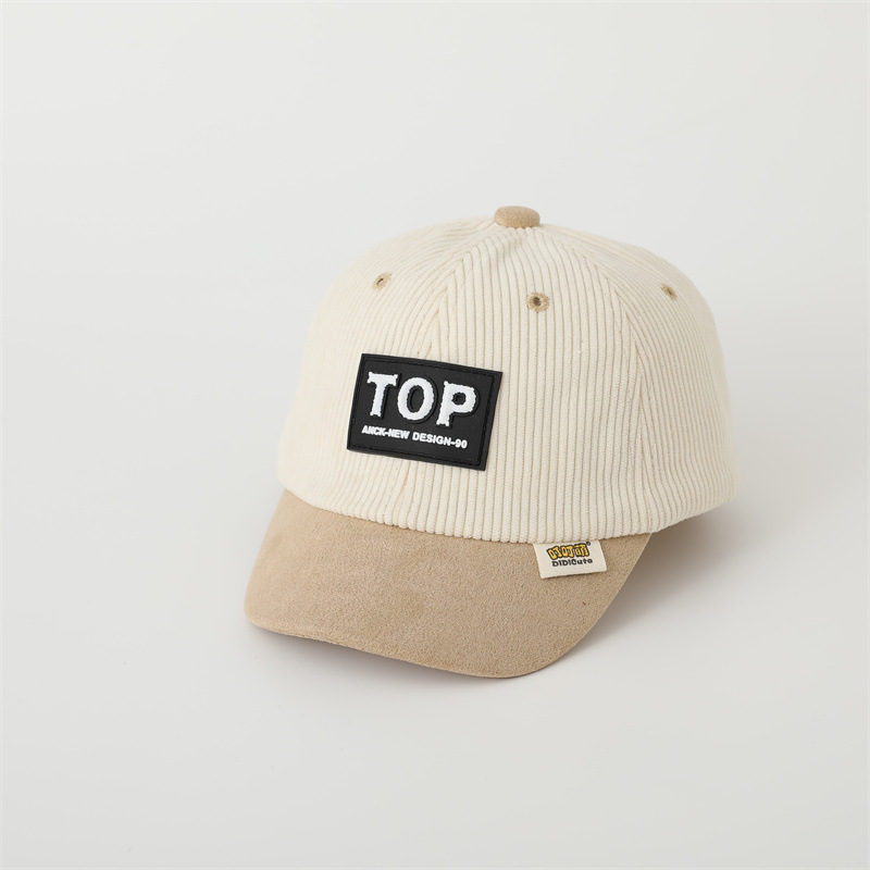 Sombreros de bebé de invierno y otoño de terciopelo de moda coreana para niños y niñas al aire libre caliente y grueso sombrero de pato universal