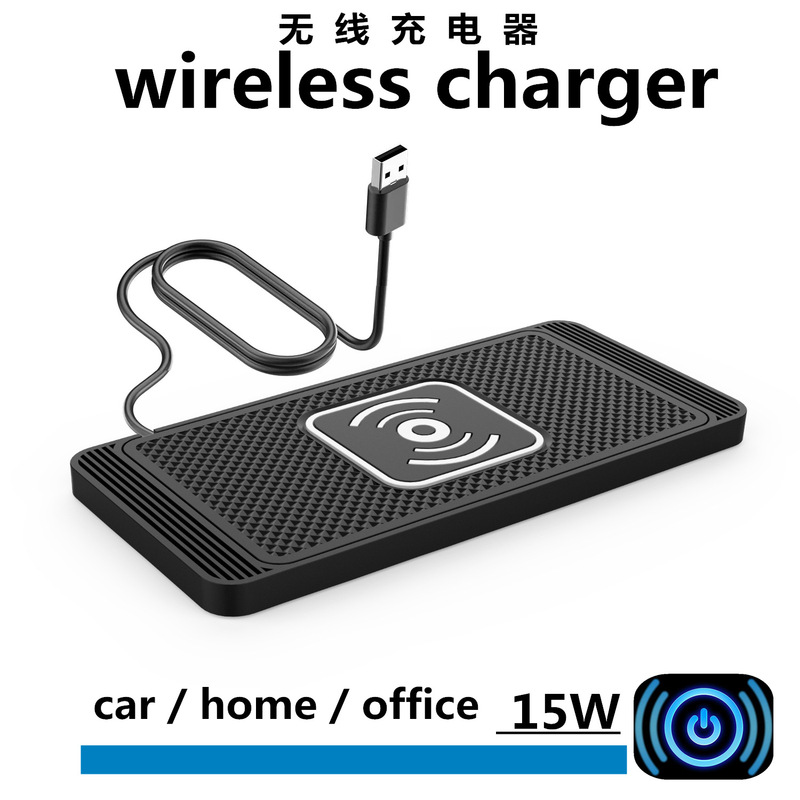 Foreign Trade Cross-Border Car Wireless Charger 15W Sensor Suitable for Huawei, Apple, and Samsung Fast Charging Wireless Fast Charger