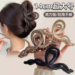 14CM大号抓夹鲨鱼夹高级感小众后脑勺盘发夹子女2025新款发卡头饰