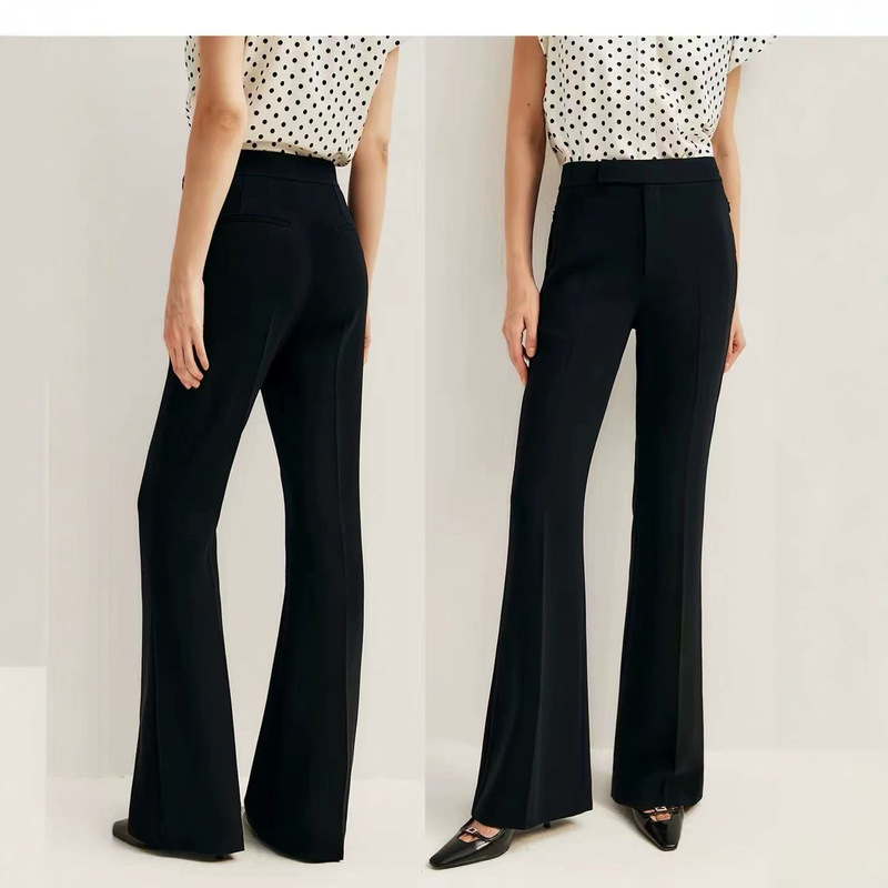 0902-160 ANDLAY ERED｜Manhattan Elite Stretch Roman Cotton Slim Fit Flared Pants 3288