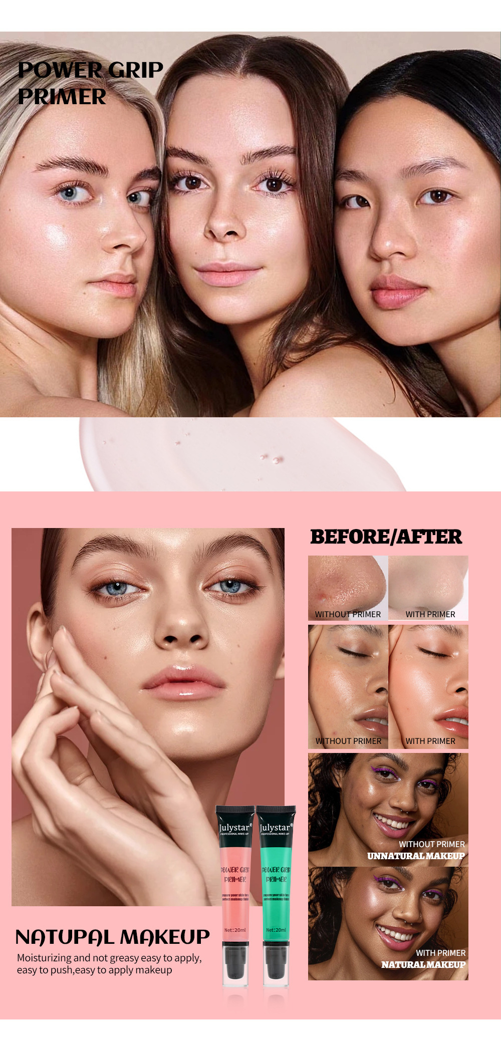 Julystar Isolation Primer Portable Eye and Face Base Gel Primer undefined