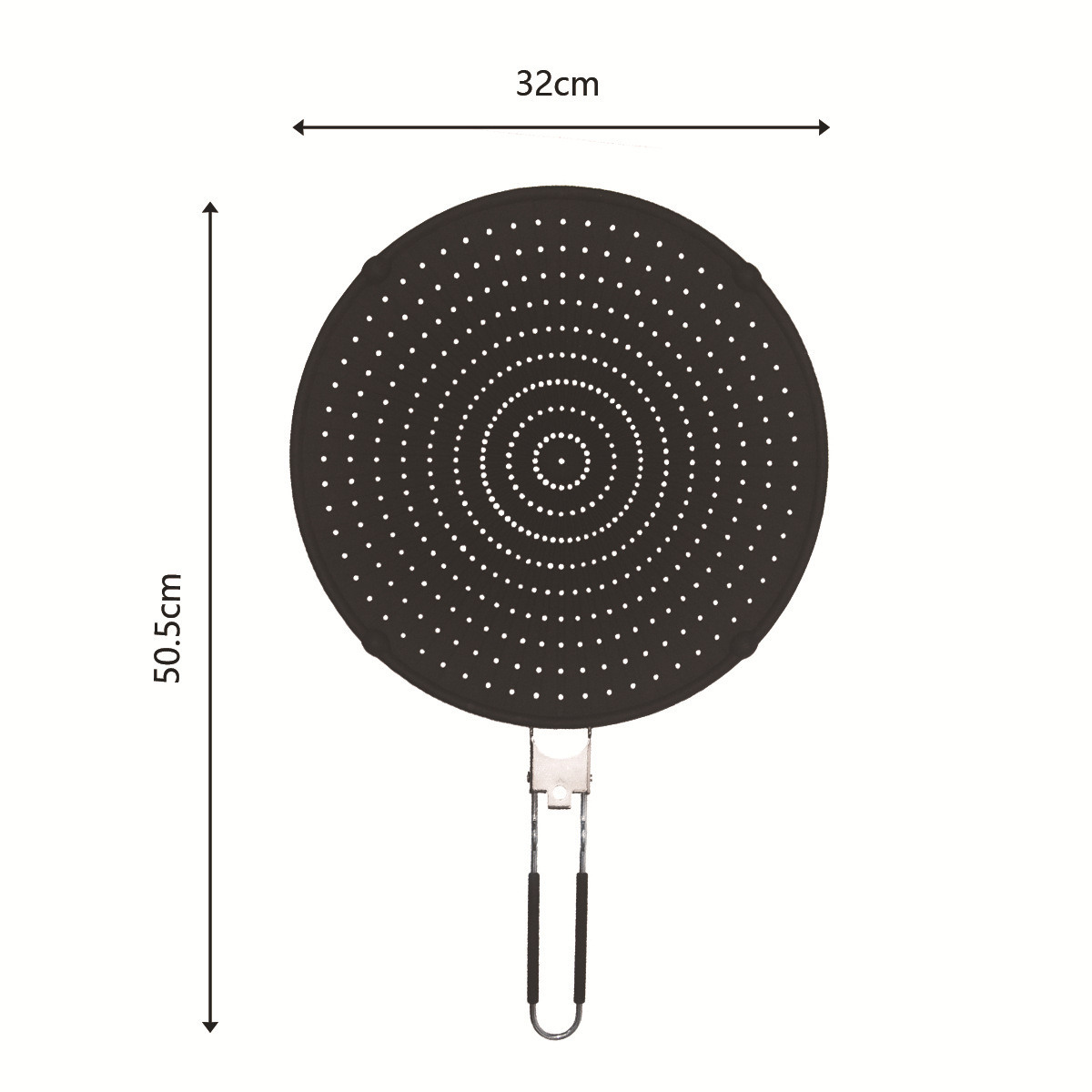 Amazon para grasa de silicona plegable malla de silicona cubierta de olla 12,5 pulgadas de acero inoxidable salpicaduras de aceite