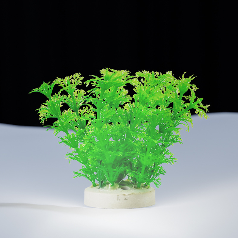 Exclusivo transfronterizo para simulación de montones de plantas acuáticas 10cm de césped de plástico flores decorativas y peceras paisajismo suministros de flores falsas agua de simulación