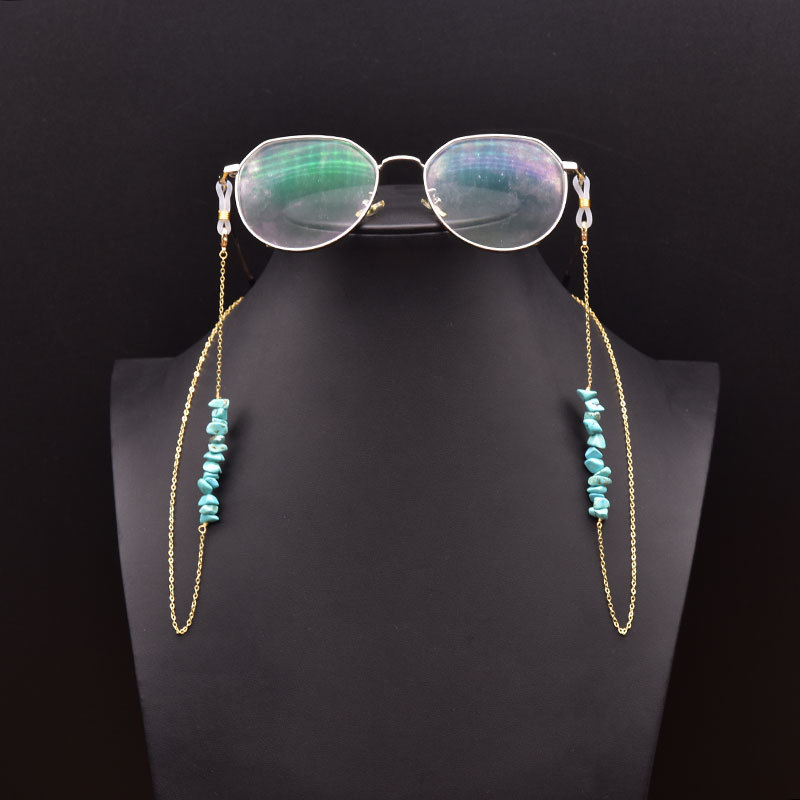 Cadena de gafas de perlas naturales nuevos accesorios de moda transfronterizos europeos y estadounidenses máscaras decoraciones de cadena de alta calidad al por mayor