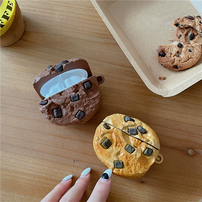 Подделка Quduoduo Biscuit, подходит для AirPods Pro3, чехол для наушников Apple Bluetooth, защитный чехол для 2/3/4 поколения, 2025