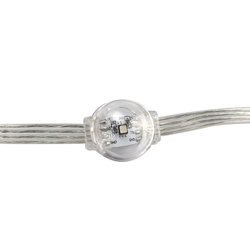 Symphony Bola 3D Luz de piña Luz de cadena de celebridades de Internet Tarjeta de reloj Decoración Luz Cube Matriz Interactiva Lámpara impermeable a todo color Programación de cadena