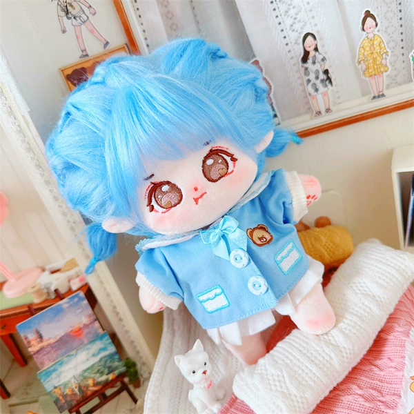 Blue cute uniform, set