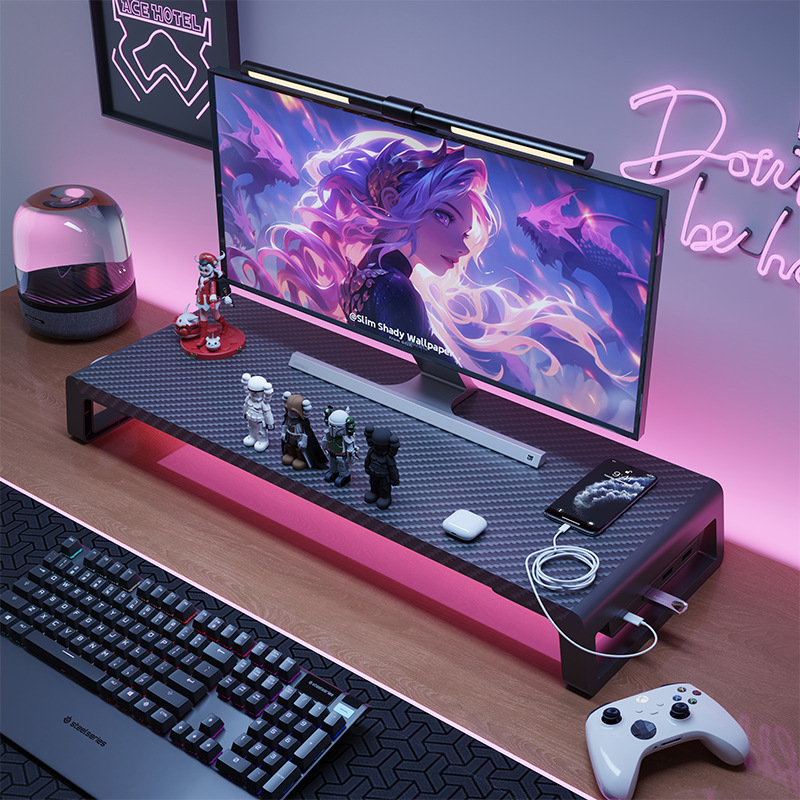 Monitor Stand, Multifunctional Desktop Stand, Computer Desk Storage Rack, Docking Station, Display Base Monitor Stand, Multifunctional Desktop Stand, Computer Desk Storage Rack, Docking Station, Display Base