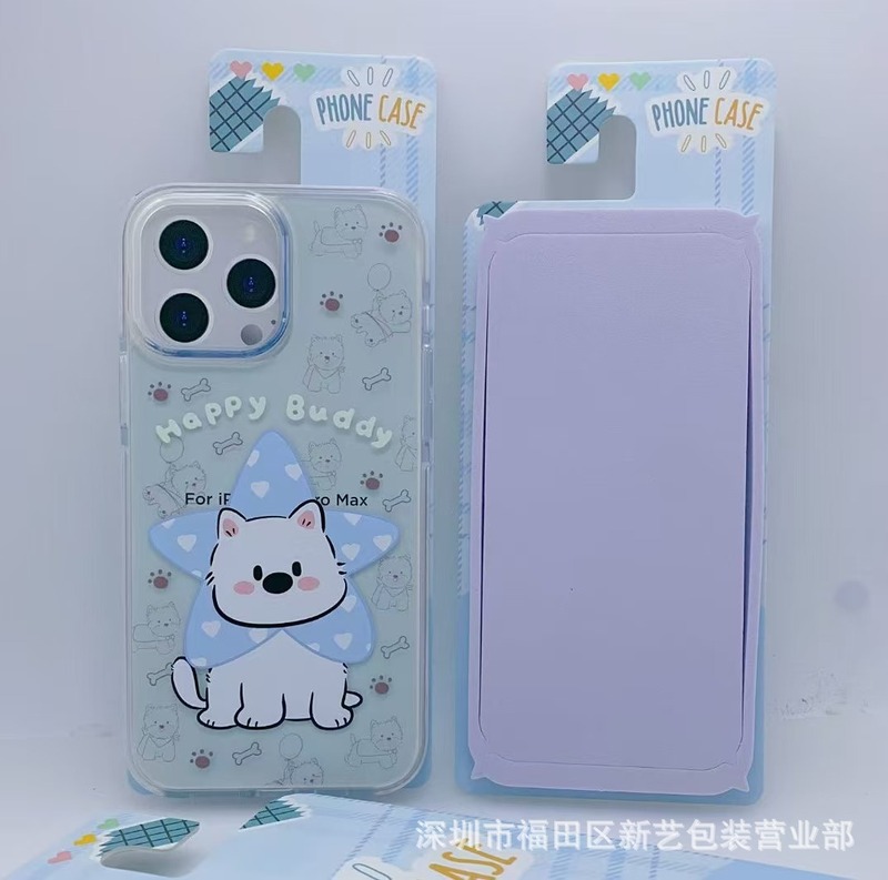 携帯電話ケース専門店向け包装箱 EVAフォーム一体型包装 漫画風カラー デジタル|undefined