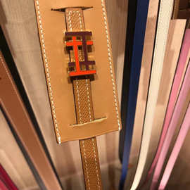 女士细腰带H家新款kelly真皮配裙装饰百搭毛衣裤子连衣裙凯莉皮带