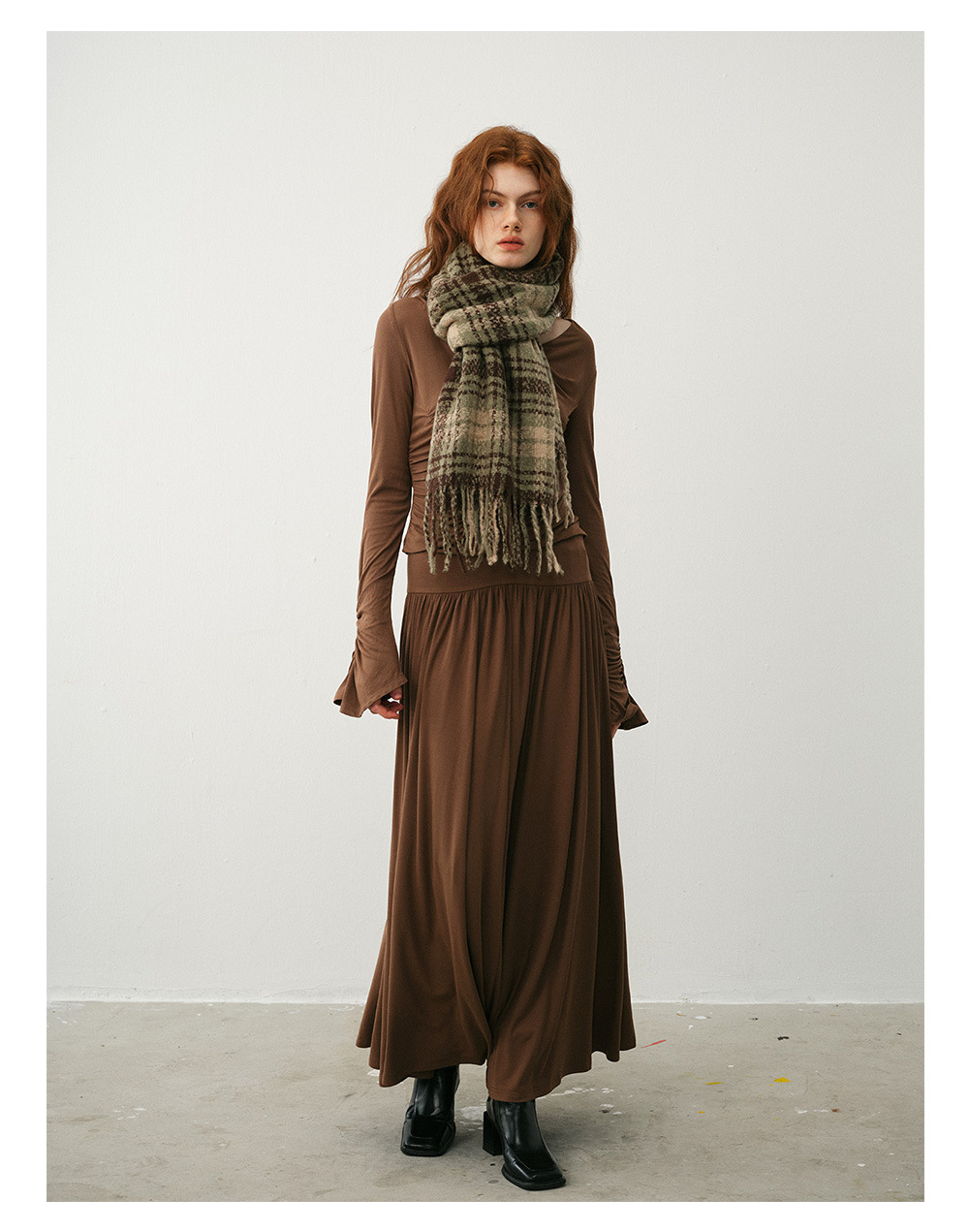 Damen Schal Aus Kaschmir-imitat Im Retro-design Für Den Winter_voghion.com