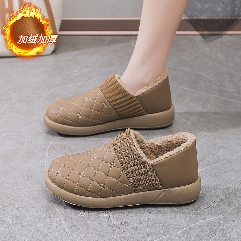 Winter footwear, comfortable keep warm boots for leisure