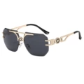 Gold Frame Gray Lens