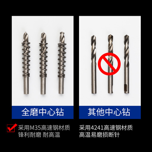 Stainless Steel Hole Cutter, Metal-Exclusive Punch Drill Bit, Comprehensive Thick Iron Plate Reamer, and Hard Alloy Opener