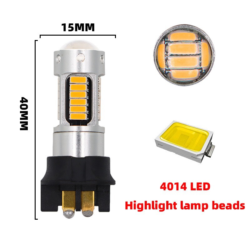 Car LED Daytime Running Light PW24W 4014 30SMD LED Turn Signal Running Light PW24W Daytime Running Light 30 LEDs