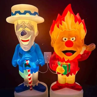 跨境新品32" LED Christmas Heat Miser Blow Mold Outdoor Decor
