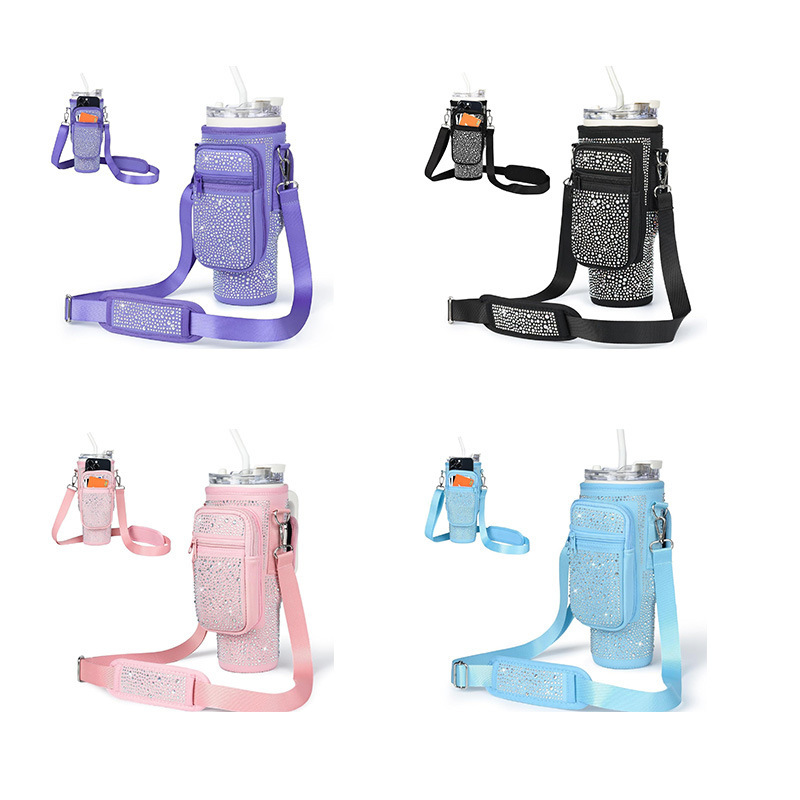 Stanley's Best-Selling Cup Sleeve, Insulated Water Bottle Sleeve, Water Cup Bag with Inlaid Brick Craftsmanship, 40oz Ice Cup Sleeve, Diving Material Cup Sleeve