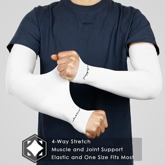Arm sleeves are suitable for both men and women, providing sun protection, UV protection, and a cool feel for sports