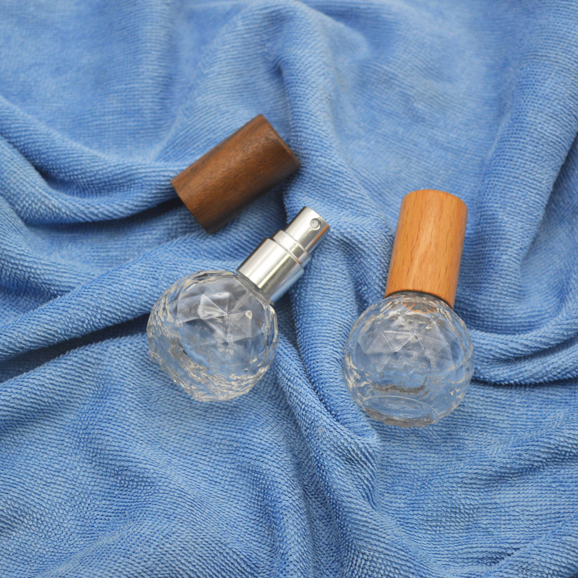 圆球菱10ml玻璃香水喷雾瓶香水瓶细雾喷瓶分装瓶便携补水瓶空瓶子